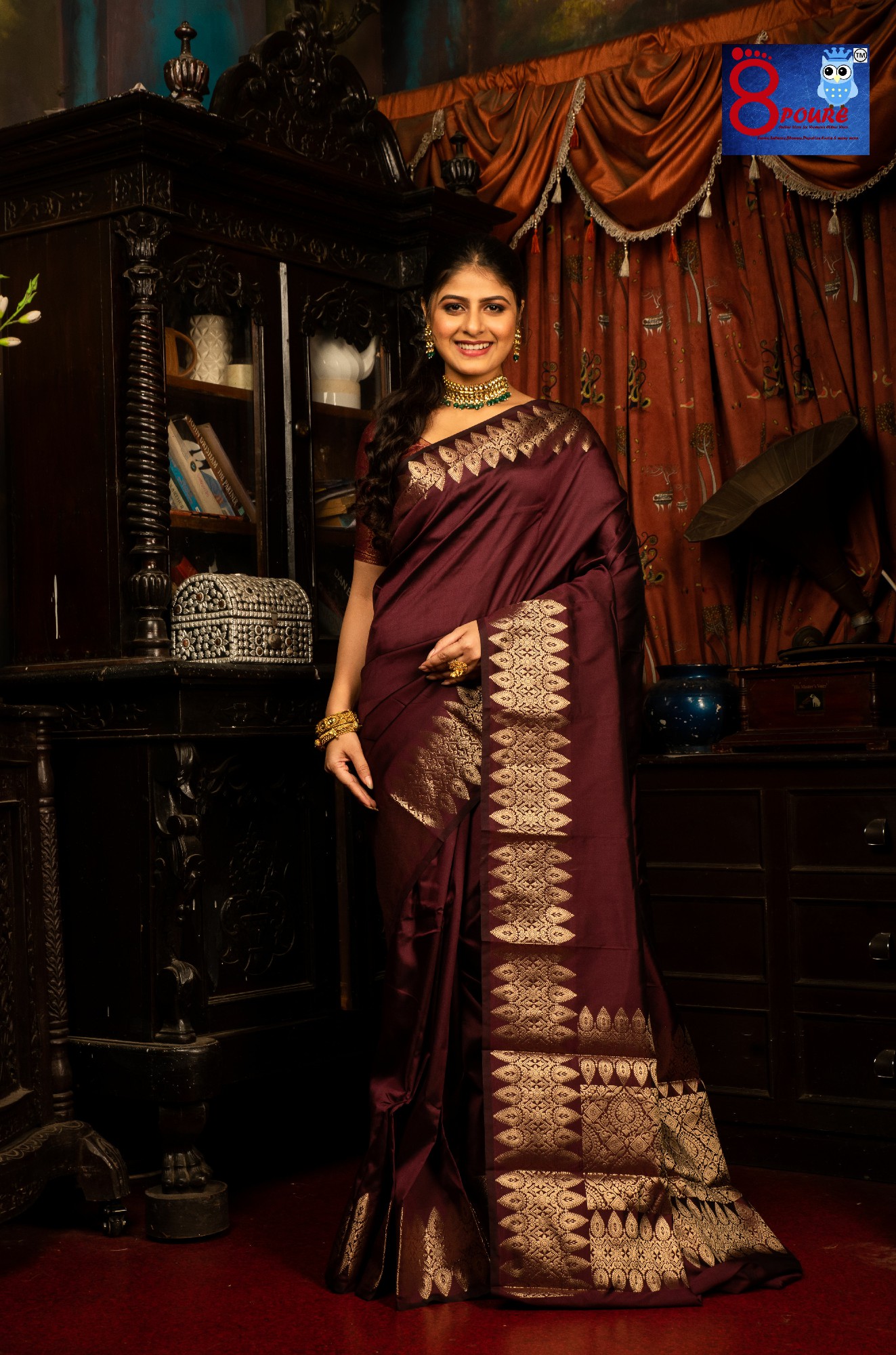 Modal Silk Banaras Saree | MOD 03