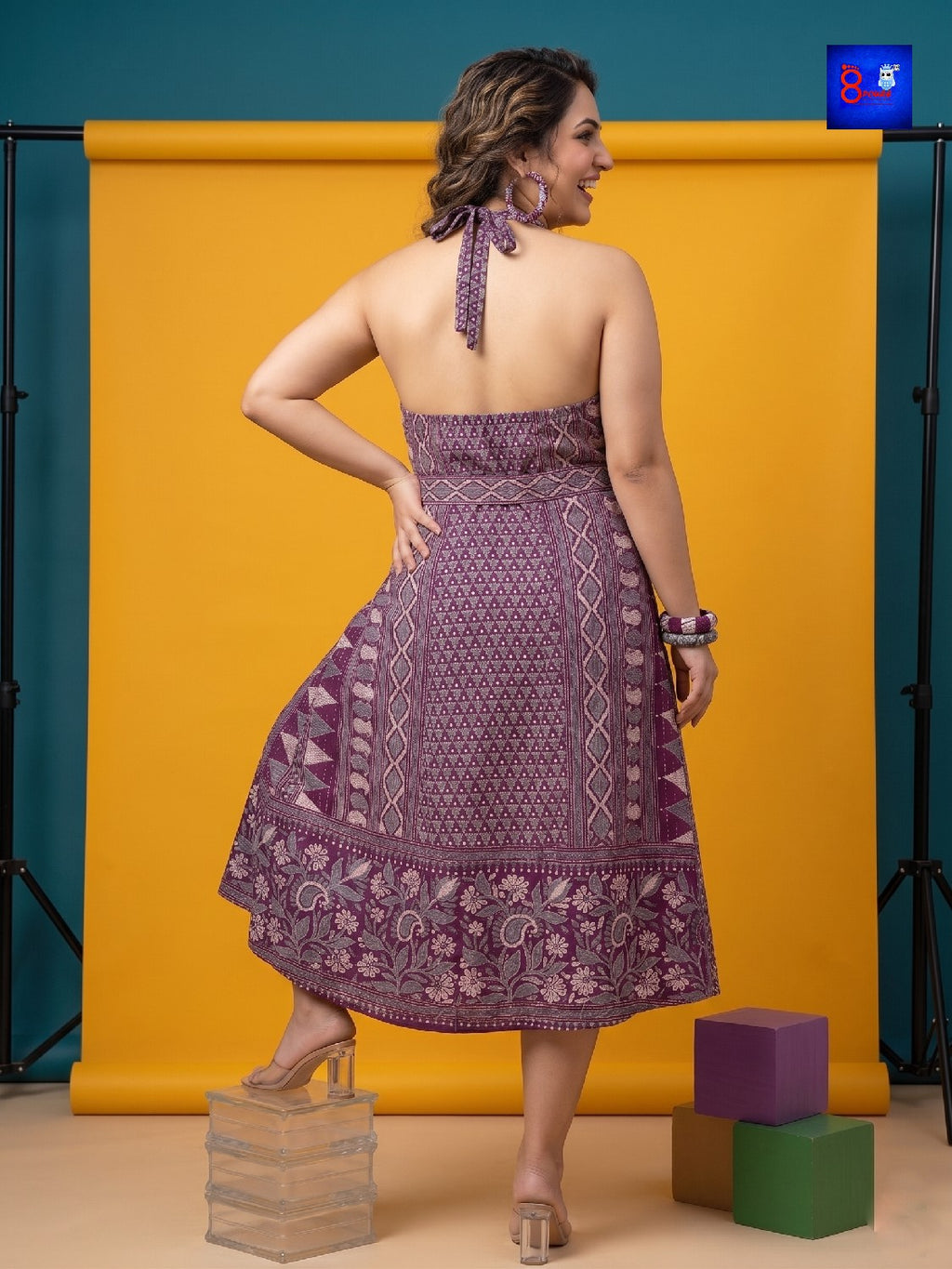Pure Silk Kantha Dress