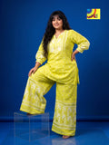 Jamdani Palazzo Co-ord Set