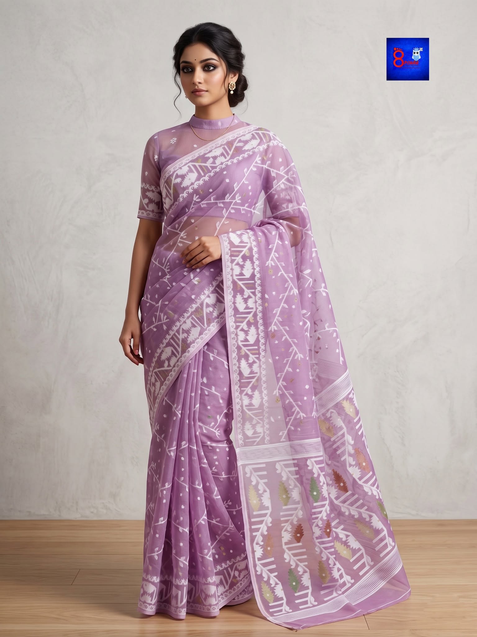 Authentic Handloom Jamdani Saree