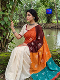 Pure Cotton Designer Batik saree