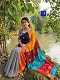 Pure Cotton Designer Batik saree