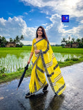Exclusive Cotton Tangail Woven Appliqué Saree