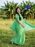 Modal Satin Polka Saree