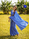 Modal Satin Polka Saree
