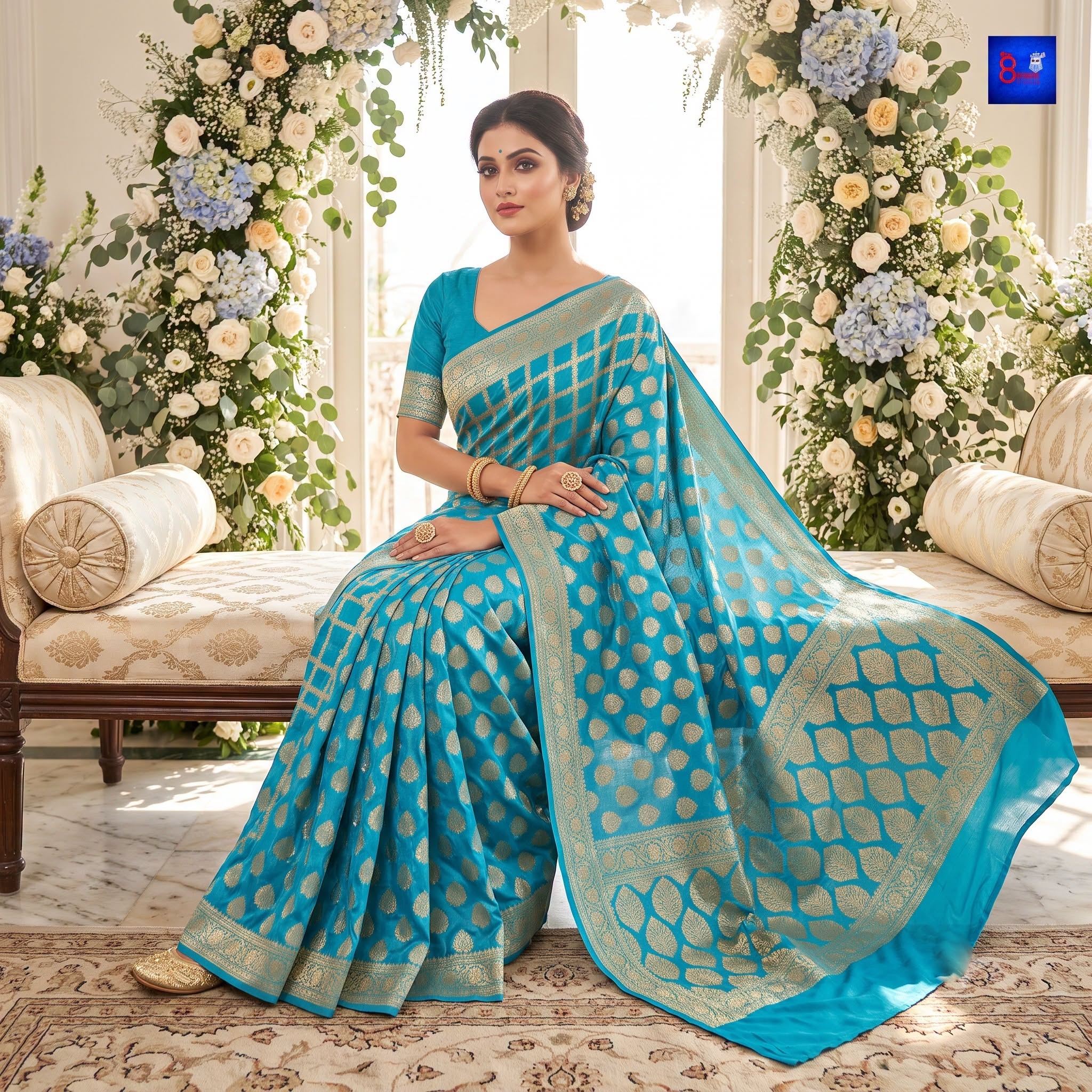 Pure Khaddi Banarasi Saree