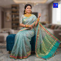 Banarasi Kadwa Zari Kora Saree