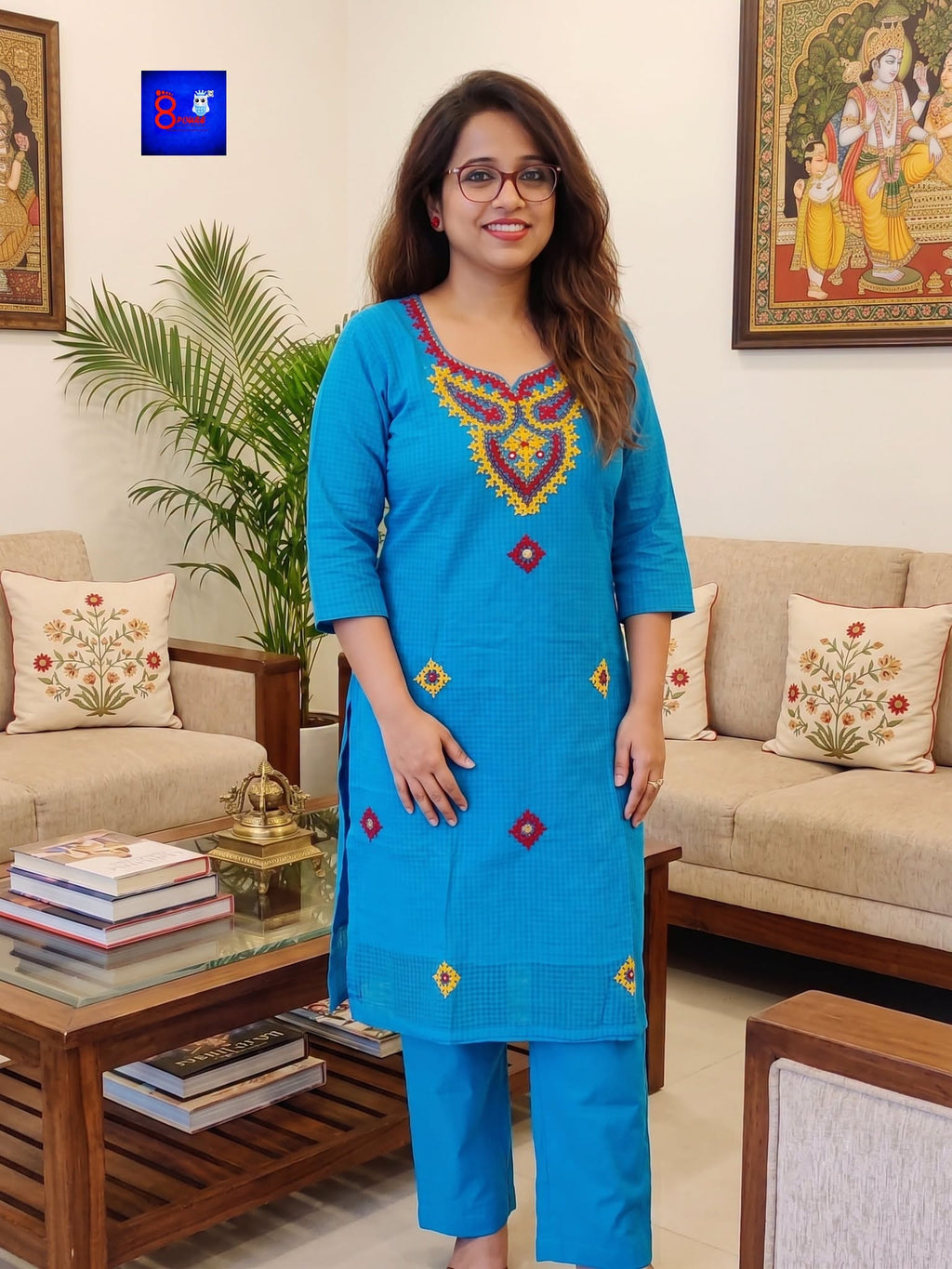 Cotton Kota Kurti Pant Set