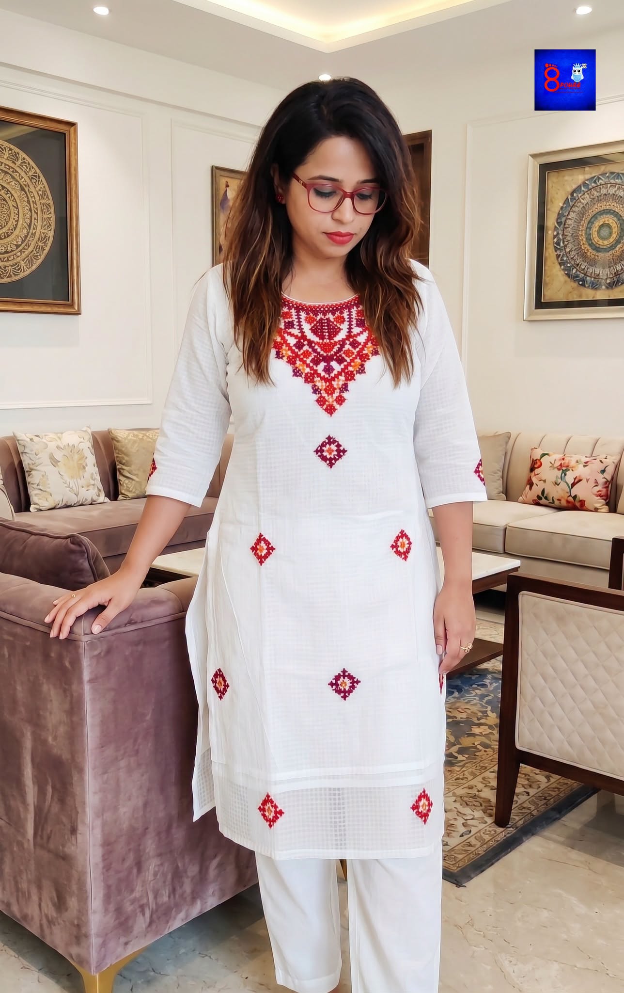 Cotton Kota Kurti Pant Set