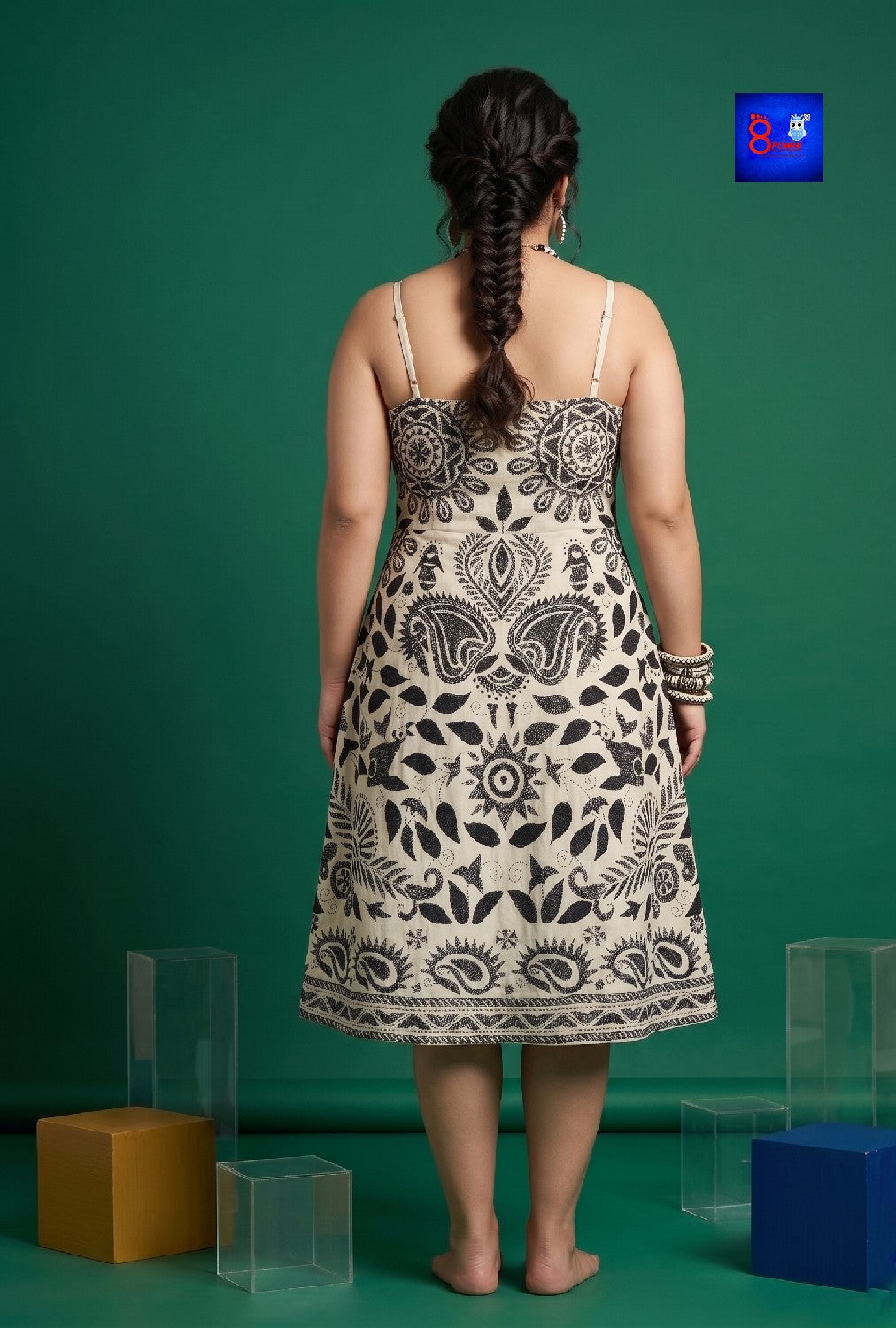 Pure Silk Kantha Dress