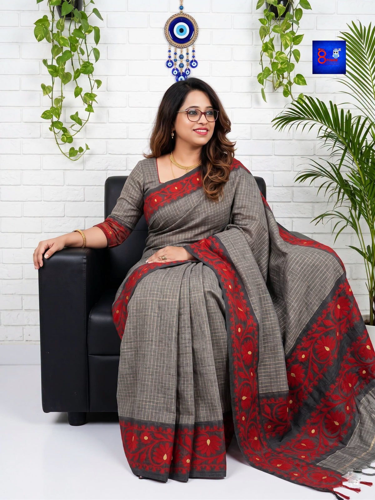 Pure Cotton Jamdani Designer