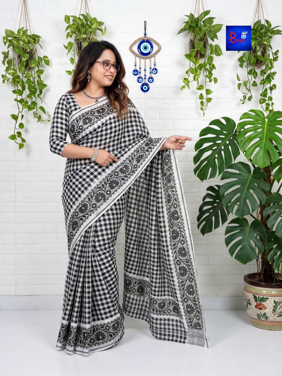 Pure Cotton Jamdani Designer