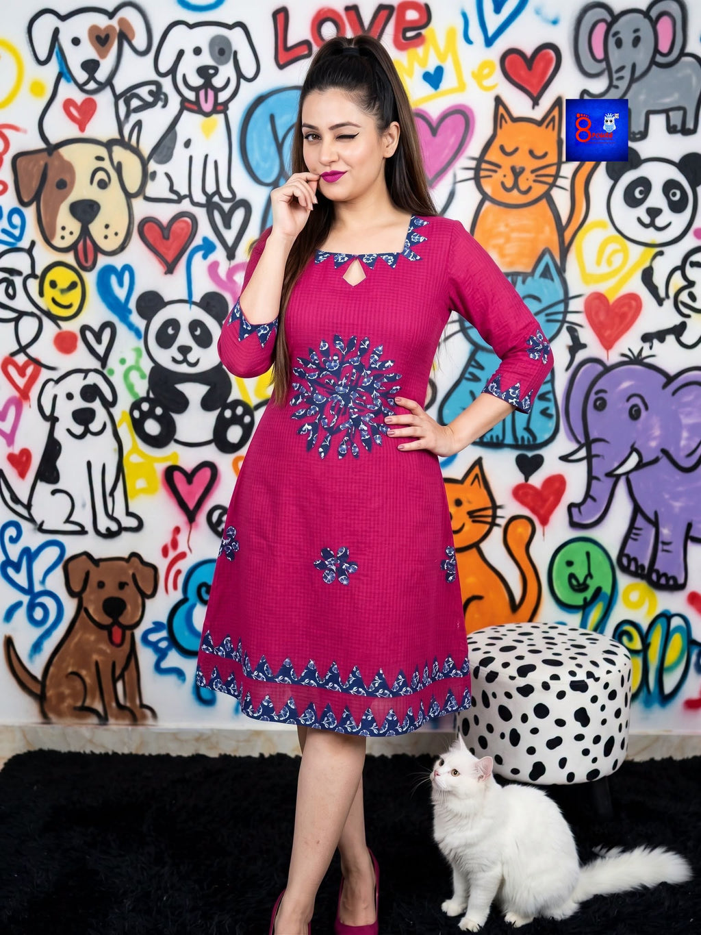 Pure Cotton Kota Dress