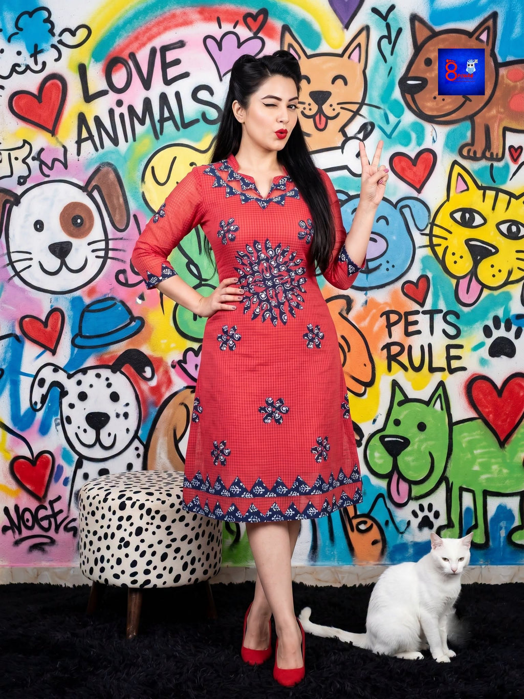Pure Cotton Kota Dress