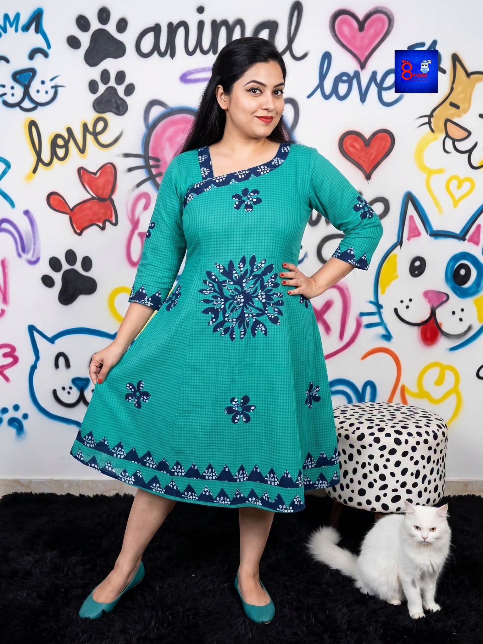 Pure Cotton Kota Dress