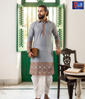 Woven Jamdani Kurta For Men