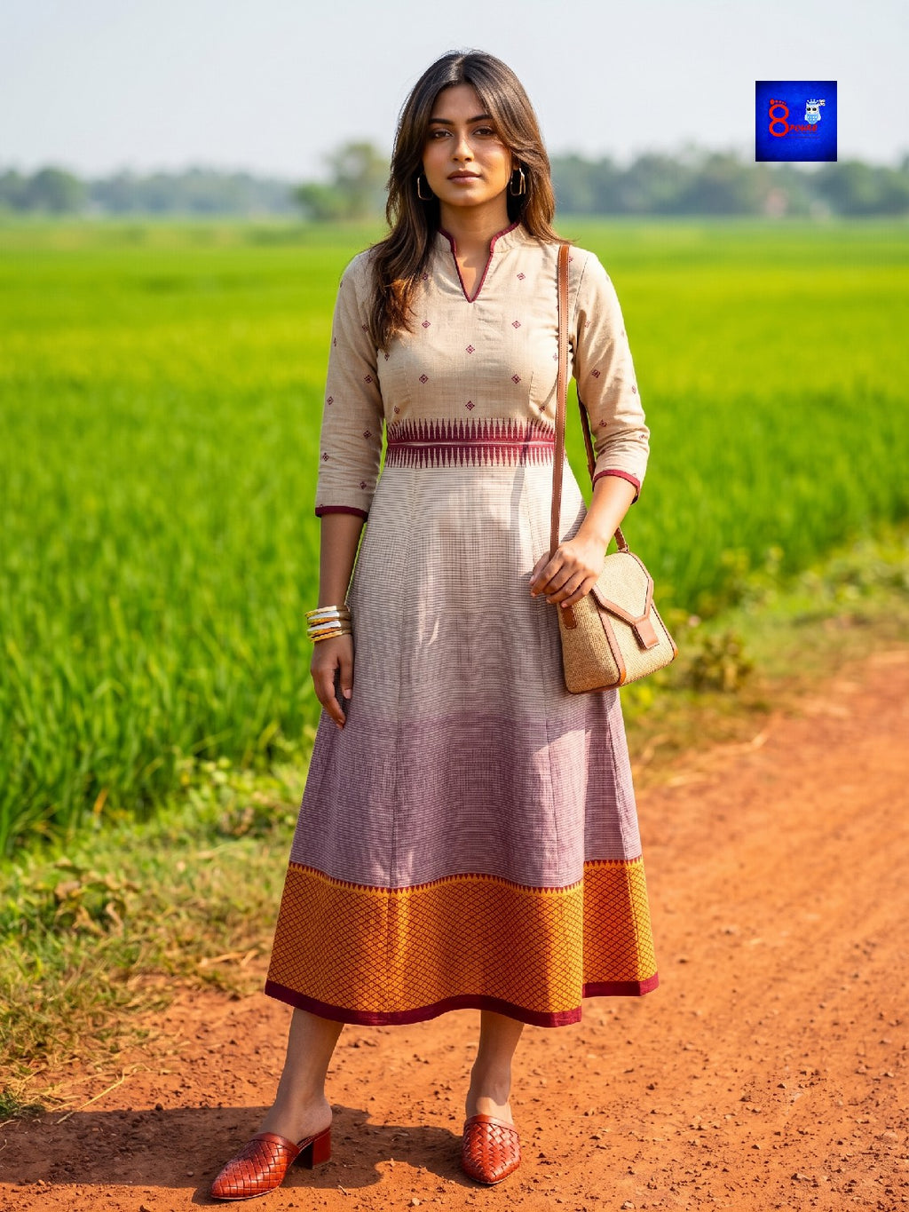 Handwoven Khadi Cotton Dress