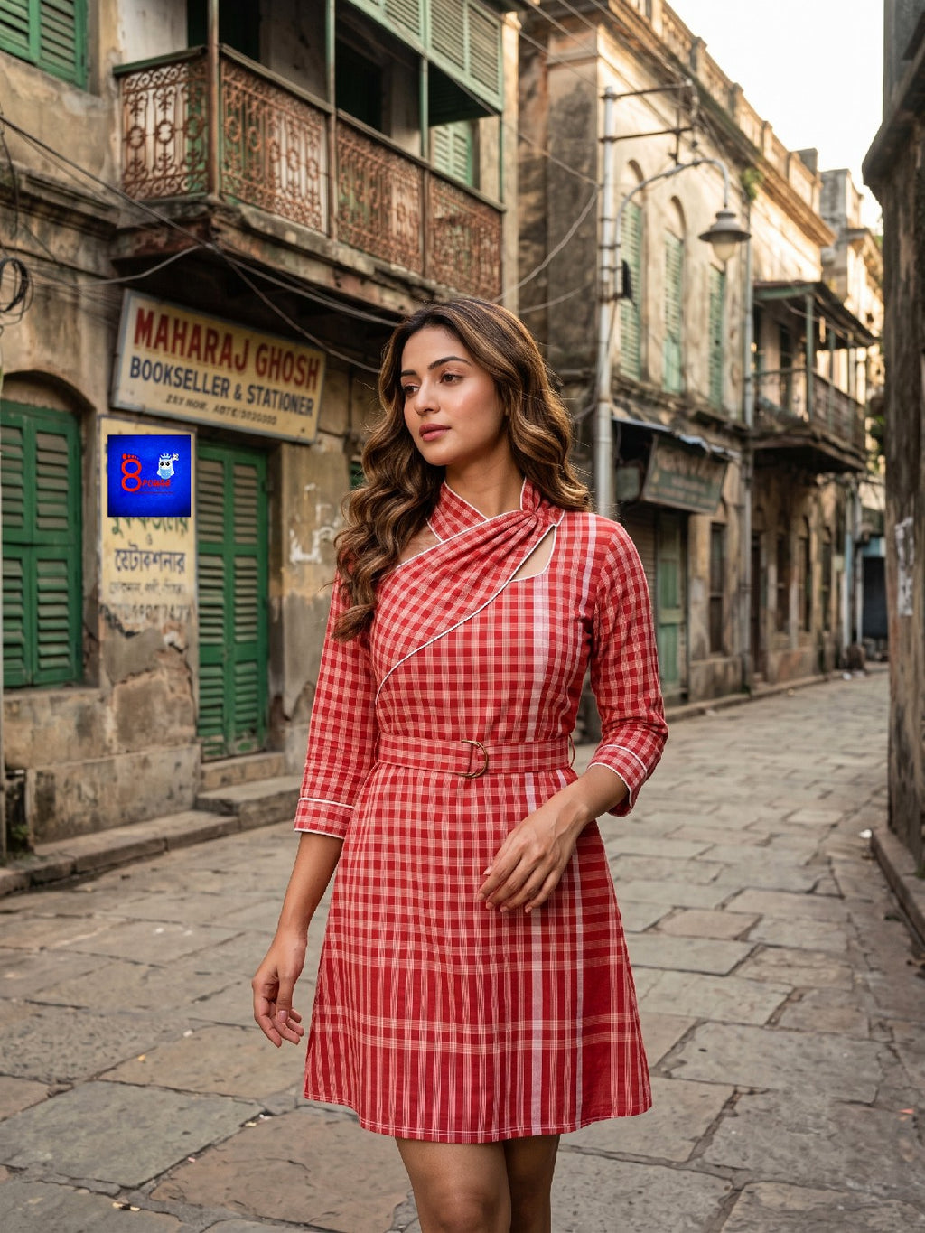 Gamcha A Line Dress