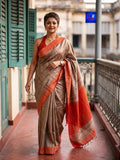 Handwoven Pure Ghicha Silk