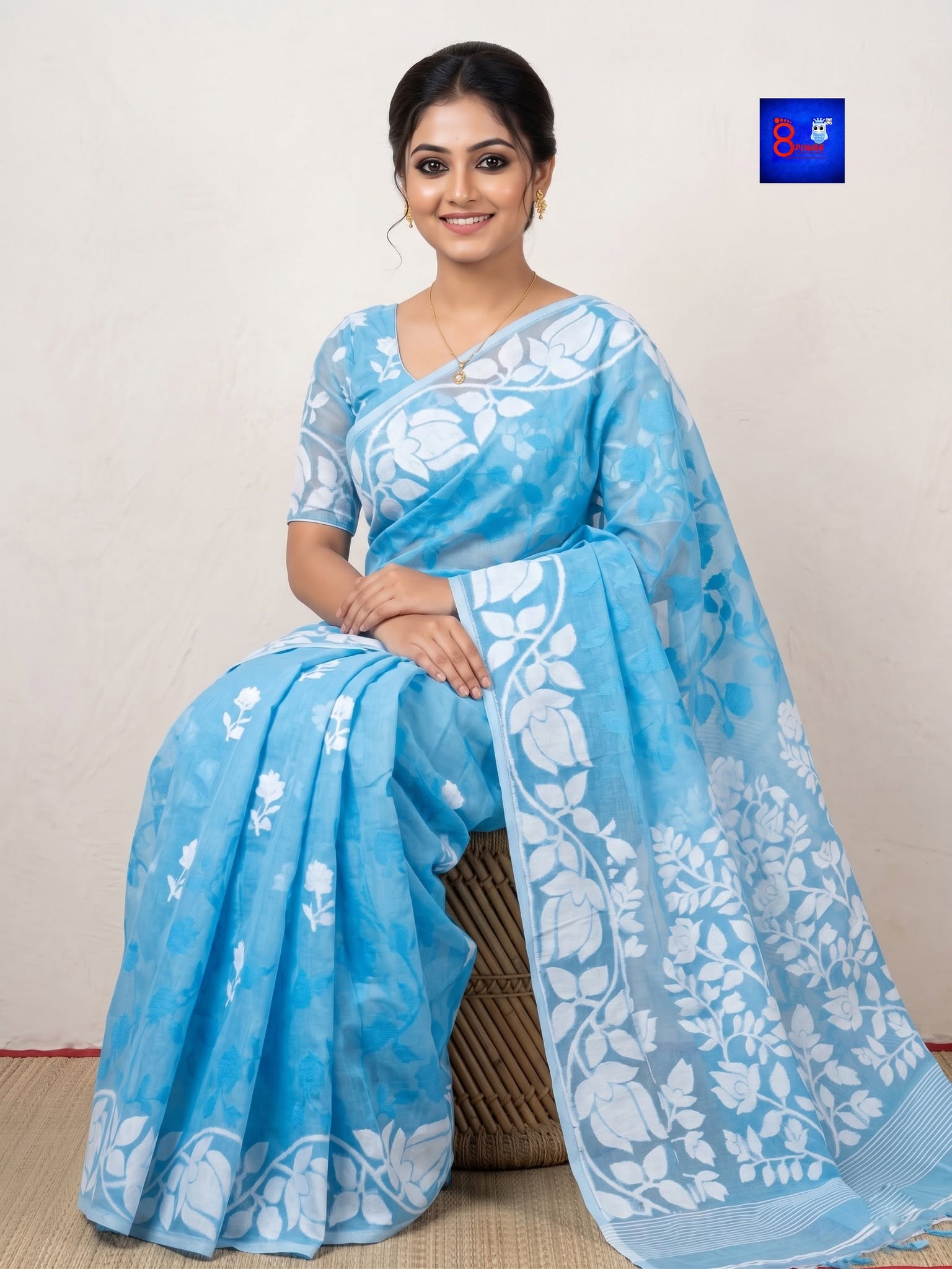 Authentic Handloom Jamdani Saree