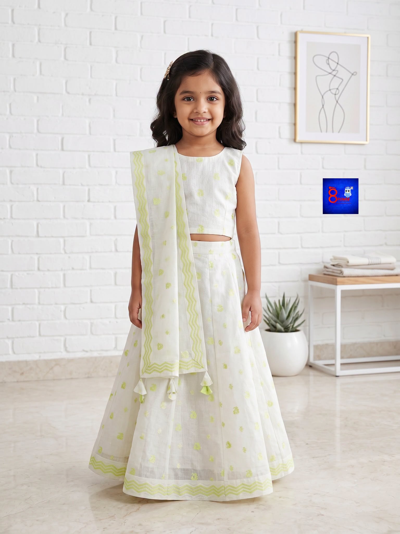 Kids Lahenga Set( Three Pc)