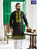 Woven Jamdani Kurta For Men