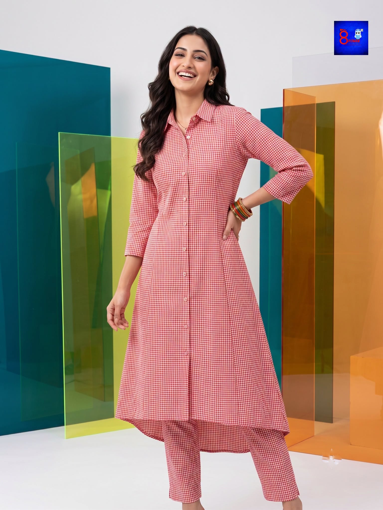 Pure Cotton Office Wear Co-ord Set