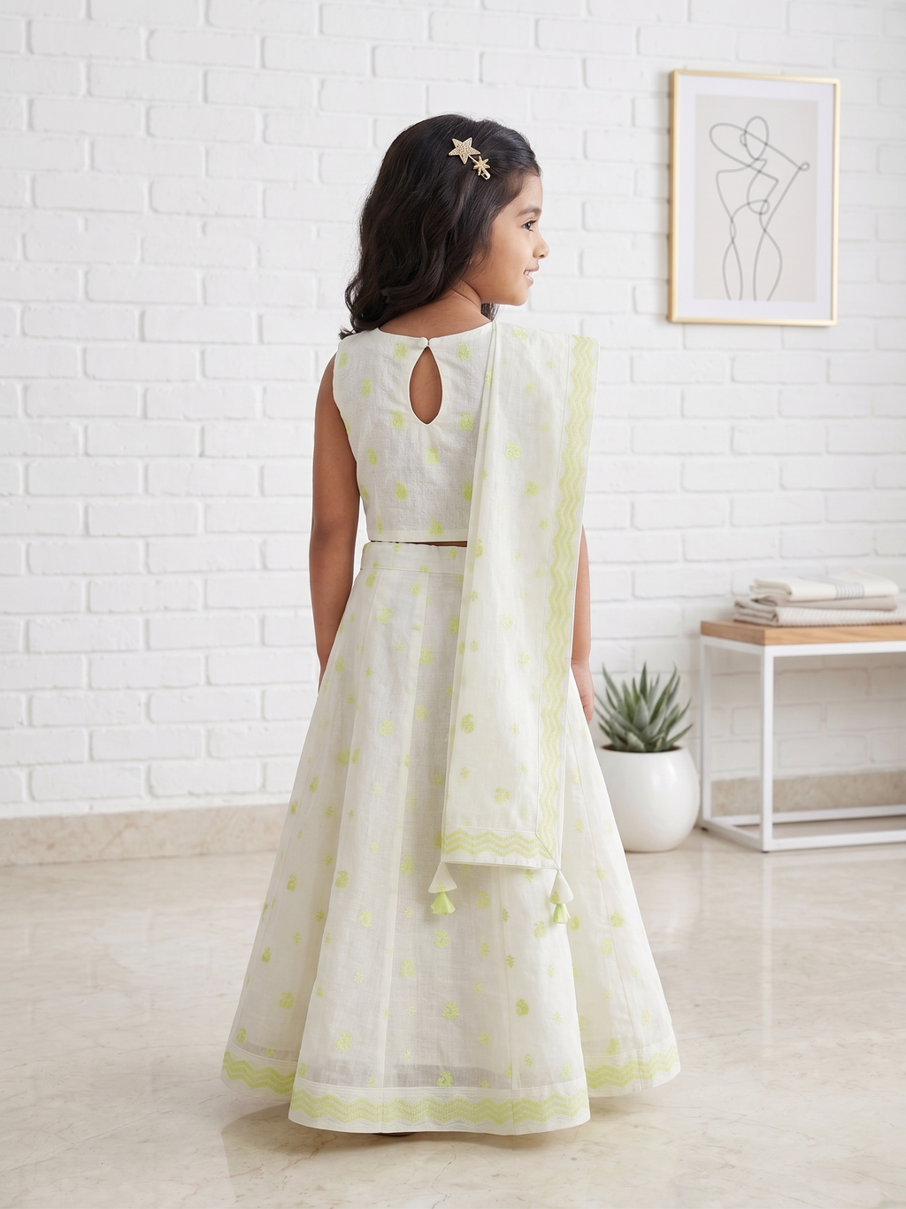 Kids Lahenga Set( Three Pc)