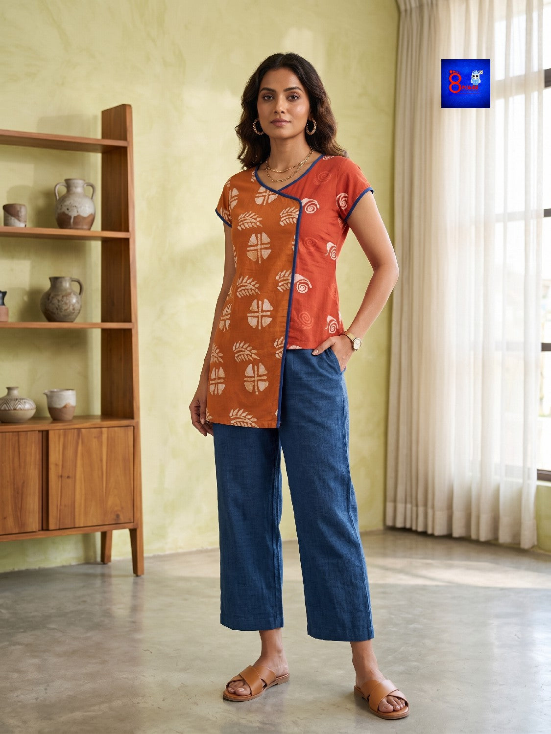 Batik Cotton Top