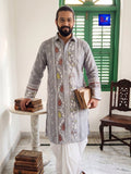 Woven Jamdani Kurta For Men