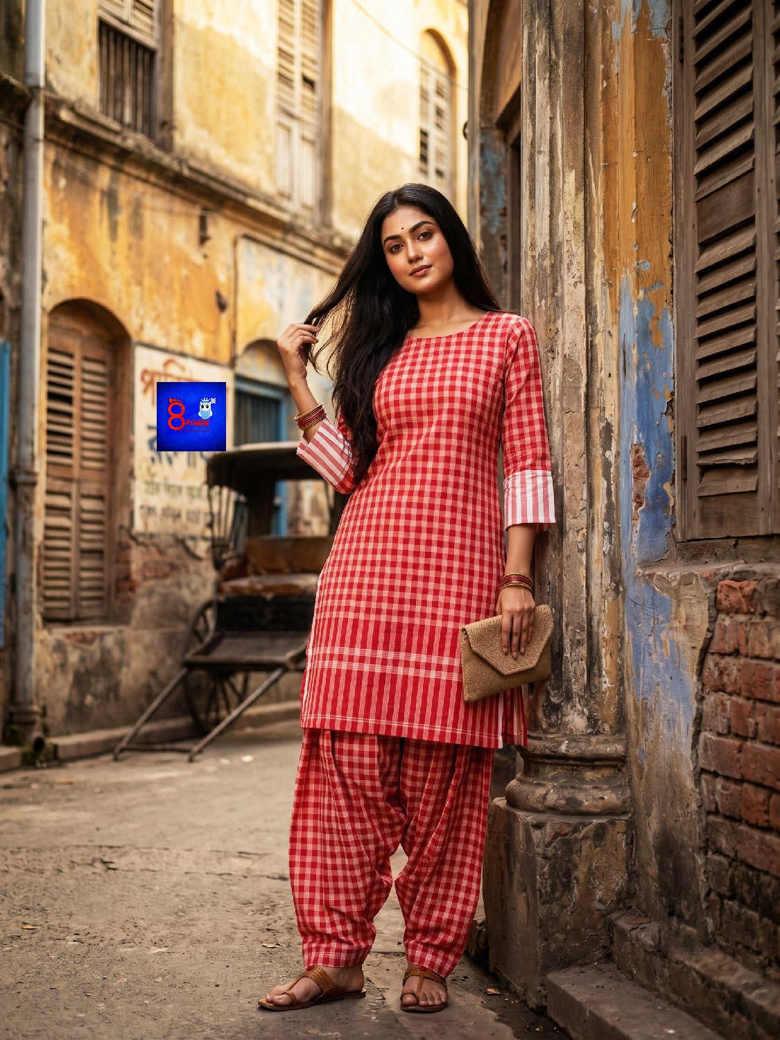 Gamcha Kurti and pant