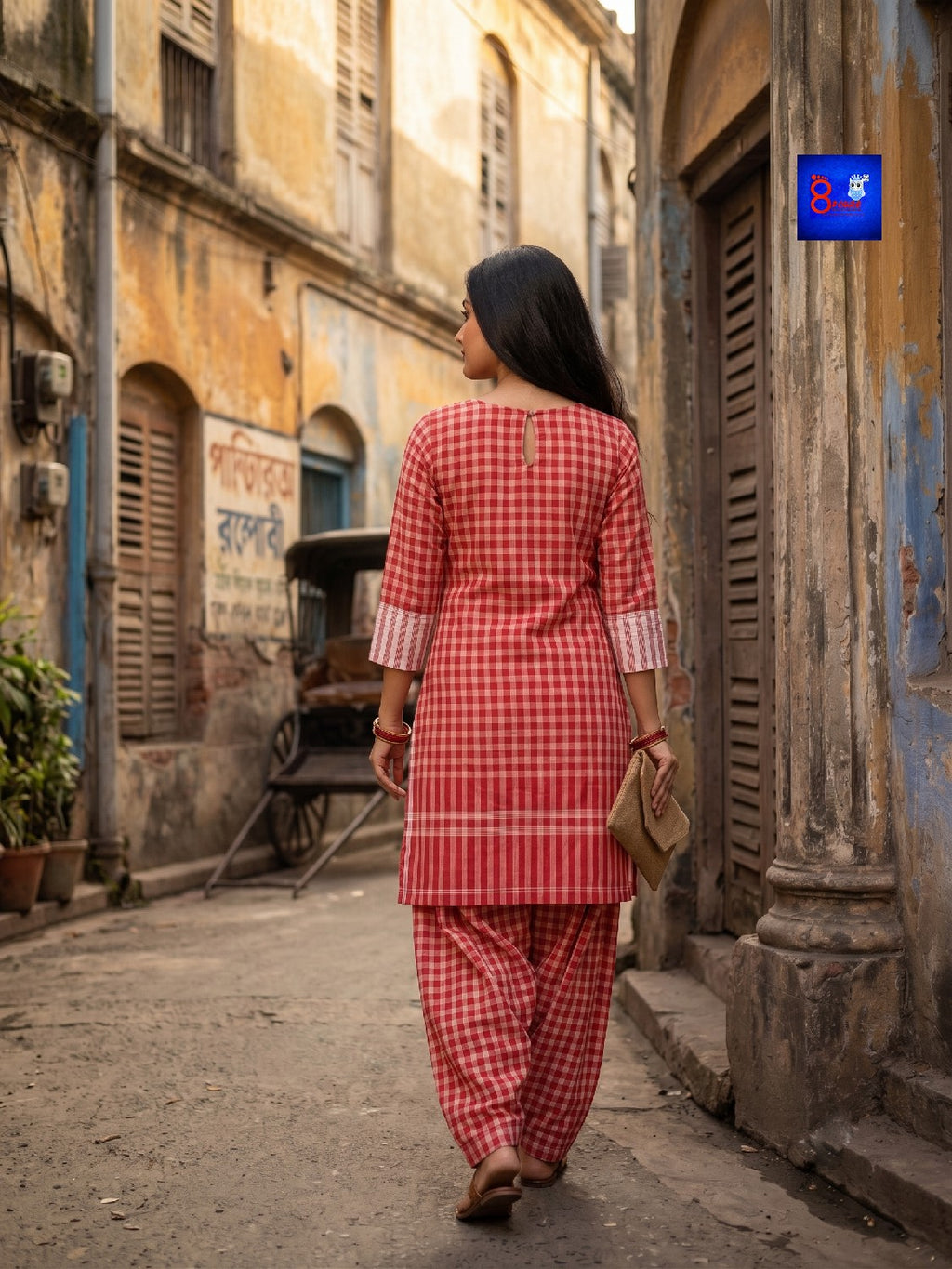 Gamcha Kurti and pant