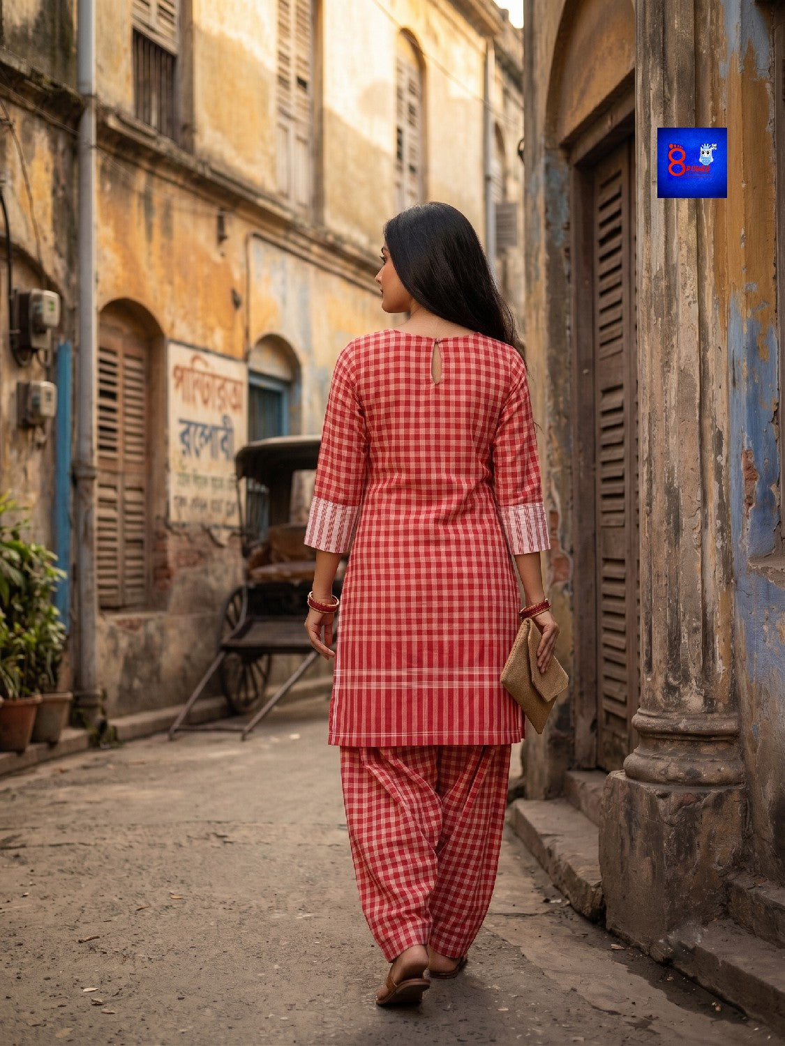 Gamcha Kurti and pant