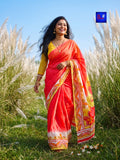 Pure Cotton Hand-Painted Saree