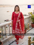 Jamdani Kurti and Dupatta Set