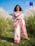 Pure Cotton Hand-Painted Saree