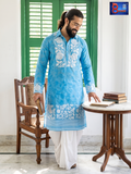Woven Jamdani Kurta For Men