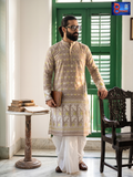 Woven Jamdani Kurta For Men