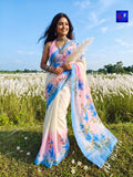 Pure Cotton Hand-Painted Saree