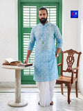 Woven Jamdani Kurta For Men