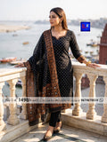 Jamdani Kurti and Dupatta Set