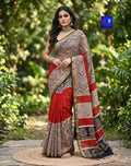 Authentic Maheshwari Silk Saree