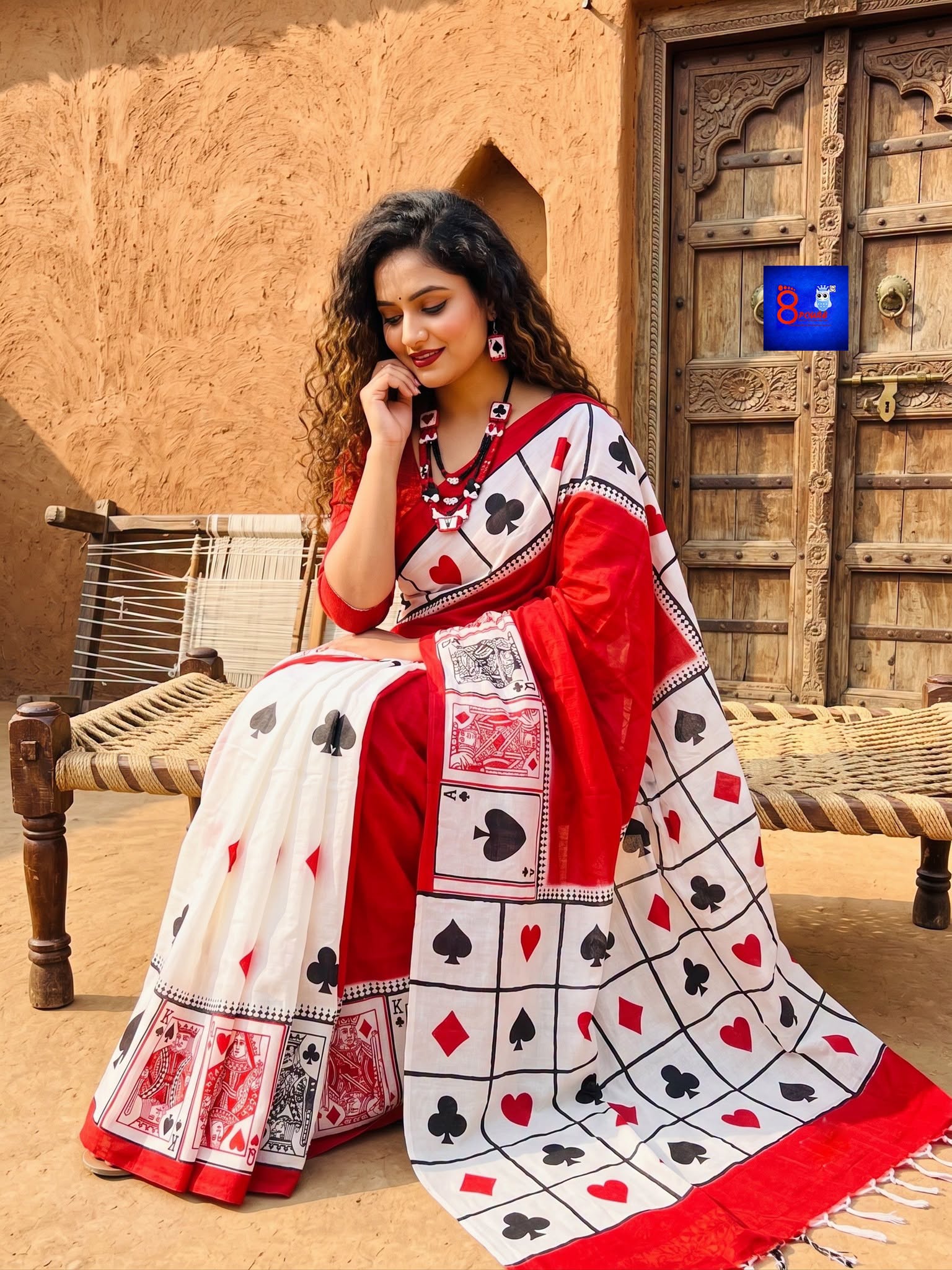 Pure Cotton Block Magic Saree