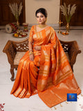 Georgette Banarasi Saree - Orange