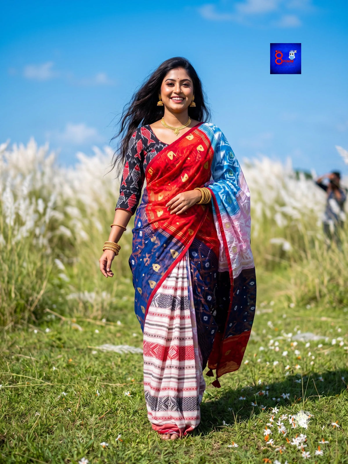 Rongmilanti Jamdani Saree