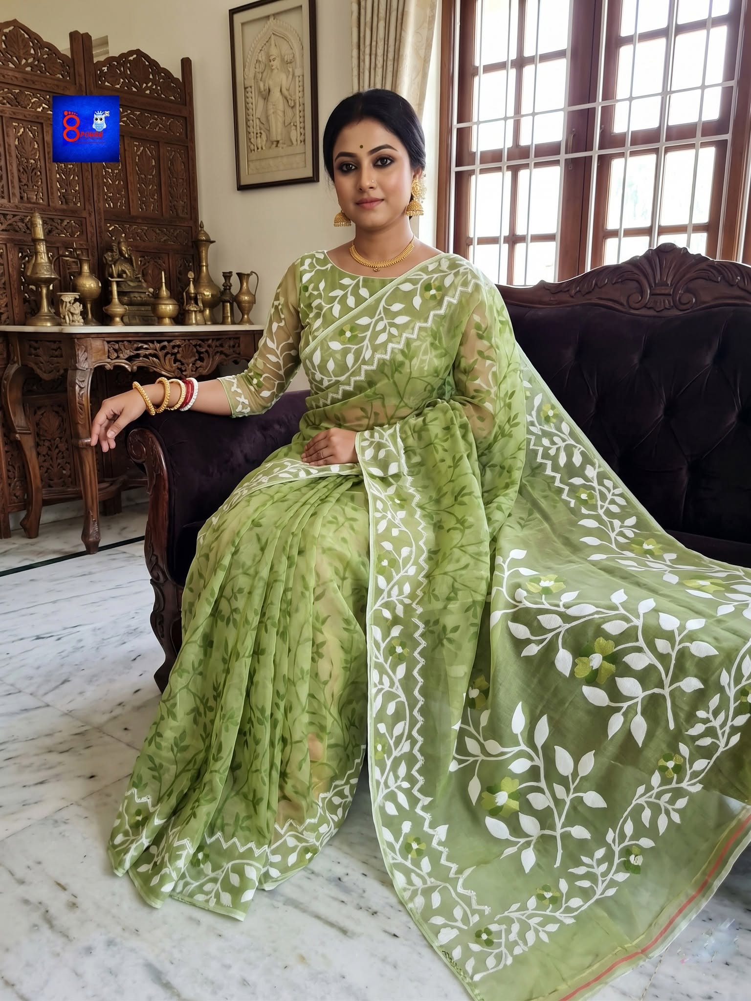 Authentic Handloom Jamdani Saree