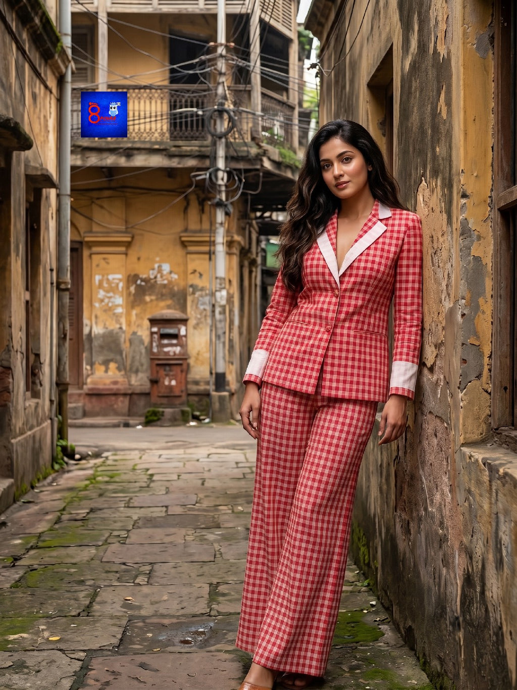Gamcha Blazer Top & Pant