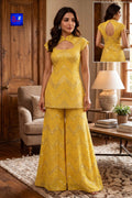 Pure Chiffon Kurti & Palazzo Set