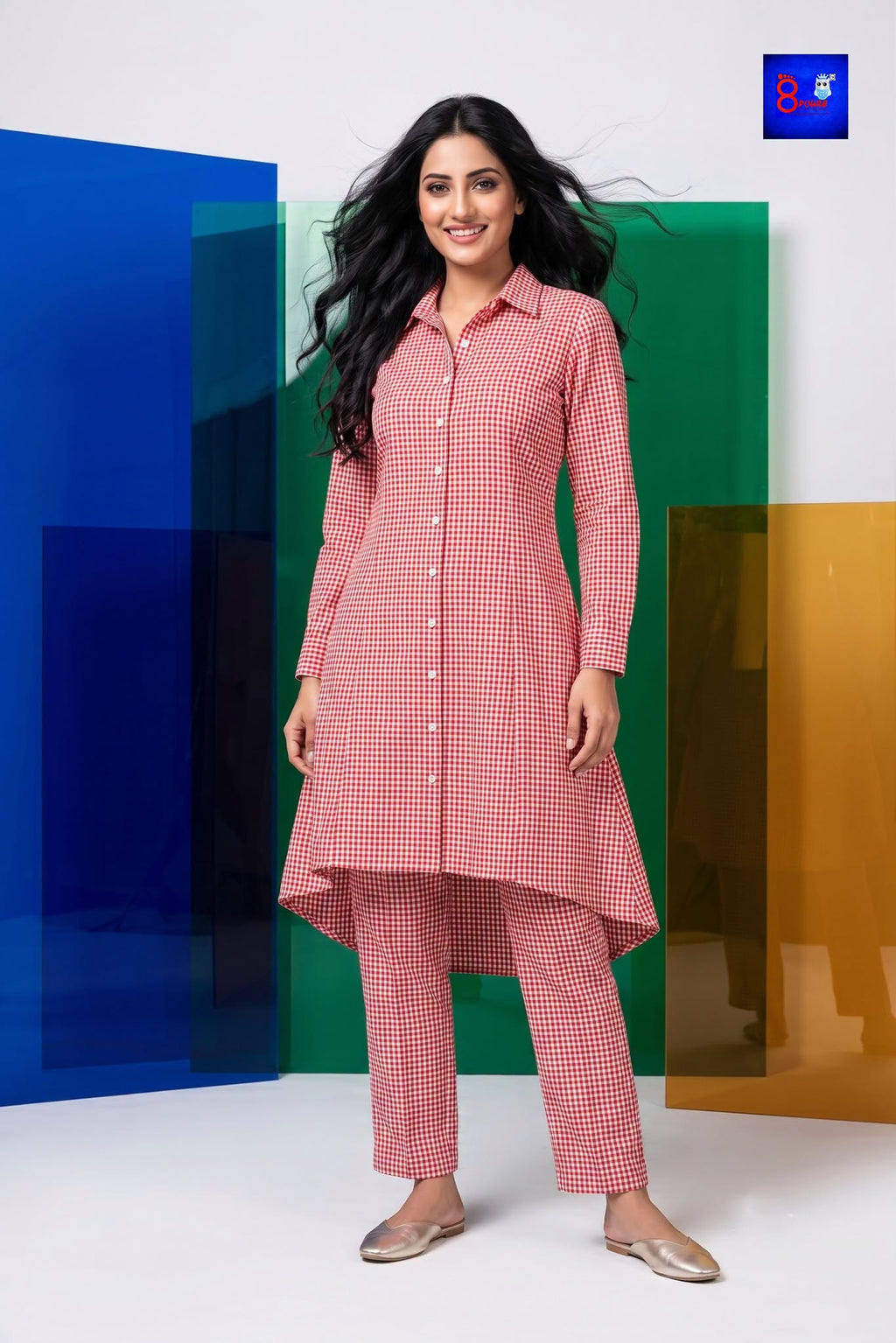 Pure Cotton Office Wear Co-ord Set