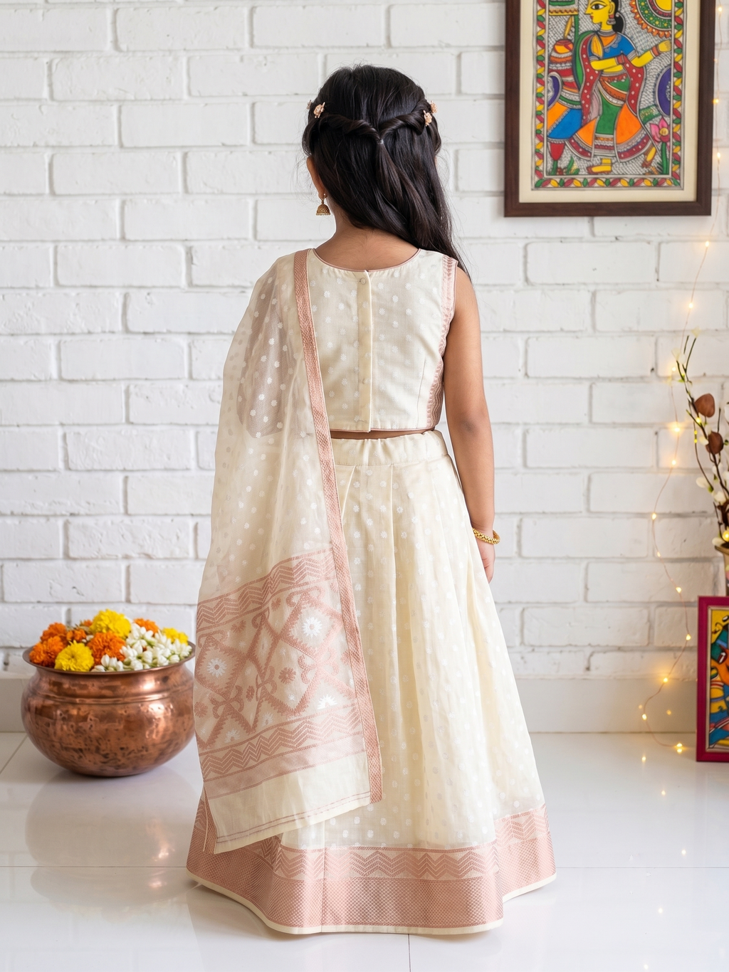 Kids Lahenga Set( Three Pc)